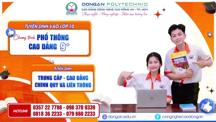 Video tuyển sinh 2026: 4 khối - 8 khoa